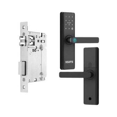 Imagem de Fechadura De Porta Inteligente Com APP Tuya, Biometria, Impressão Digi