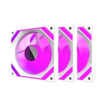 Imagem de Ventilador De Gabinete RGB 120mm Aigo AIR12 4pin PWM 3pin5v Unlimited 