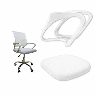 Imagem de Conjunto Assento Braços Cadeira Escritorio Peça Trabalho Estudo Leitura Quarto Sala Casa Reposiçao Substituiçao