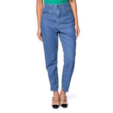 Imagem de Calça Jeans Feminina Max Denim Mom Azul-Feminino