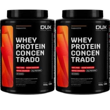 Imagem de COMBO DUX 2X WHEY PROTEIN CONCENTRADO CAPPUCINO 900g