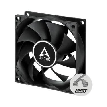 Imagem de Ventilador De Gabinete ARCTIC F8 PWM Silencioso De 80mm Preto 300-2000