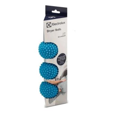Imagem de 3 Bolas Dryer Balls Electrolux Secadora De Roupas Secagem Azul, Azul