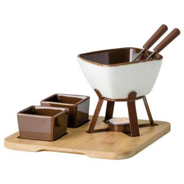 Imagem de Conjunto Para Fondue Bilzen Premium Panela Cerâmica 8 Peças - Etilux