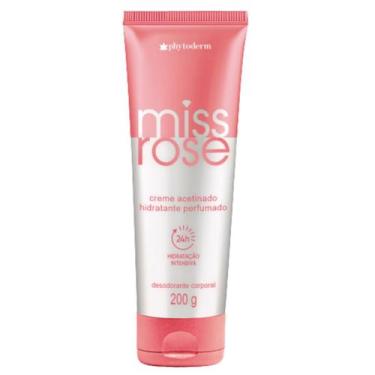 Imagem de Loção Hidratante Corporal Acetinada Phytoderm Miss Rose 200g
