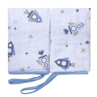 Imagem de Pano De Boca Soft Com Prendedor Chupeta 2 Unidades Baby Incomfral Baby