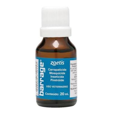 Imagem de Barrage Carrapaticida Mosquicida e Sarnicida 20ml - Embalagem com 36 u