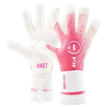Imagem de Luva de Goleiro Profissional N1 Zeus 2.0 - N1 Goalkeeper, 9, Rosa