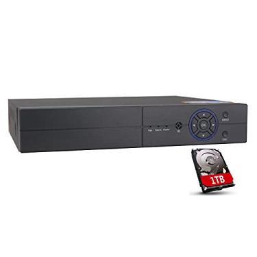 Imagem de 8CH 1080P 5 em 1 HD DVR&NVR Suporte Analógico Híbrido 5MP Câmera IP + Câmera 1080P AHD/TVI/CVI e Câmera Analógica 960H Standalone DVR CCTV Vigilância Gravador de vídeo (1TB HDD pré-instalado)