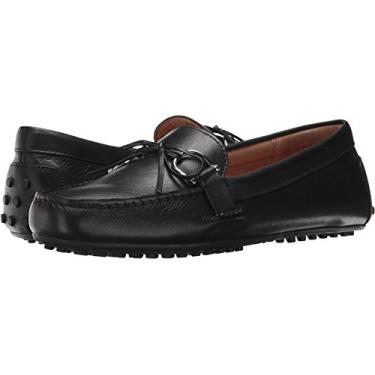 Imagem de Lauren Ralph Lauren Mocassim feminino Briley Mocassim, Couro preto super macio, 35