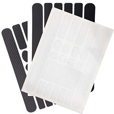 Imagem de vipolish 3 folhas protetor de corrente de bicicleta adesivo adesivo protetor de quadro de cadeia para mountain bike corrente protetora de bicicleta de estrada moldura dobrável frontal garfo protetor