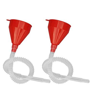 Imagem de U-BCOO funil de óleo de boca larga multifuncional para diesel de óleo de motor e outros líquidos com mangueira flexível longa