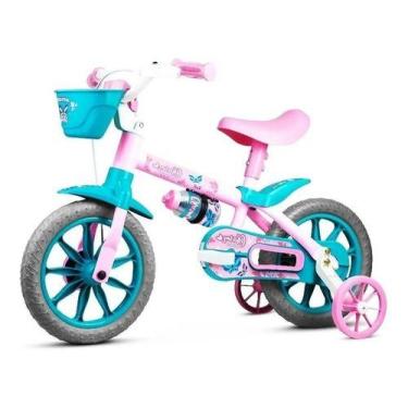 Imagem de Bicicleta Aro 12 Infantil Menina Nathor Charm 2 A 5 Anos