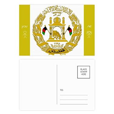 Imagem de Conjunto de cartão postal com emblema nacional do Kabul do Afeganistão, 20 peças