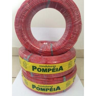 Imagem de Fio Cabo Pompeia 4,00mm  100 Metros (Vermelho)