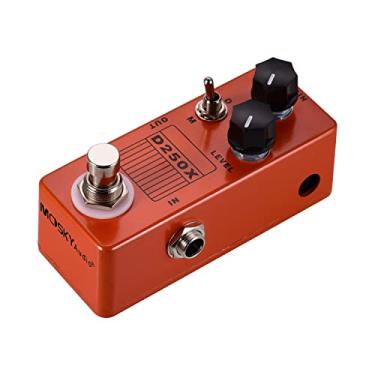 Imagem de Chusui D250X Mini Guitarra Elétrica Overdrive Pedal de Efeito Pré-amplificador 2 Modelos Full Metal Shell True Bypass