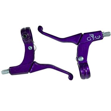 Imagem de Manete Maçaneta Freio Gtu Bike Bicicleta Alumínio Violeta