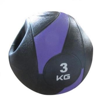 Imagem de Bola de Peso Medicine Ball com Pegada 3Kg LS3007A/3 Liveup-Unissex