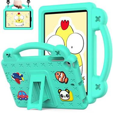 Imagem de QYiiD Capa infantil para Lenovo Tab P11 Pro Gen 2 / Lenovo Pad Pro 2022 capa de 11,2 polegadas, capa infantil à prova de choque de corpo inteiro leve EVA, alça de ombro dobrável com alça de ombro,