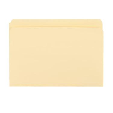 Imagem de Pastas de arquivo Manila de corte reto Office Depot, expansão de 0,9 cm, tamanho carta, 30% reciclado, pacote com 100, 97181