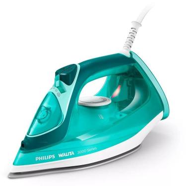 Imagem de Ferro De Passar A Vapor Base De Cerâmica Com Spray Philips Walita 3000 Series 1400w Verde 220v