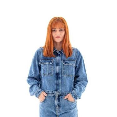 Imagem de Jaqueta Jeans Feminina Arauto com Zíper-Feminino