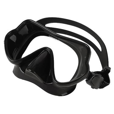 Imagem de Óculos de Mergulho Com Snorkel, Conjunto Portátil Dobrável de Silicone Totalmente Seco para Snorkeling Óculos de Mergulho Equipamento de Mergulho para Adultos Óculos de Mergulho (Preto)