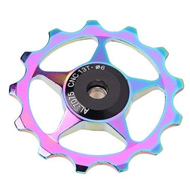 Imagem de Polia do Desviador Traseiro de Liga de Alumínio para Mountain Bike, Guia de Rolamento, Acessório de Ciclismo (Cor-13T)