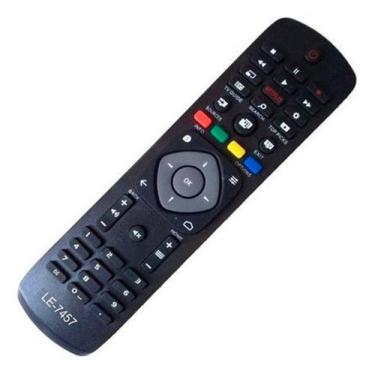 Imagem de Controle Compatível Tv Philips Smart Netflix Le-7457 - MB
