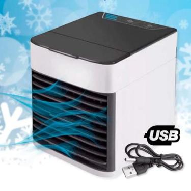 Imagem de Ar Condicionado Pessoal Mini Portátil Usb Quarto Ou - Bivolt