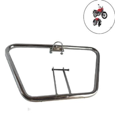 Imagem de Protetor De Motor e Carenagem Protetor de pernas Cromado Para Motos Ho