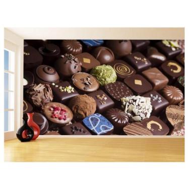 Imagem de Papel De Parede 3D Alimentos Pão De Mel Sabores 3,5M Al376 - Você Deco