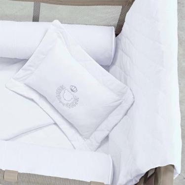 Imagem de Cobre Leito Berço Desmontável 2 Peças Urso Branco Unissex - Tropical B