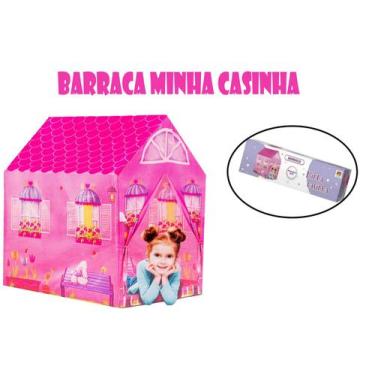 Imagem de Tenda Castelo Para Crianças Rosa Divertida 102 Cm De Altura - DM Toys