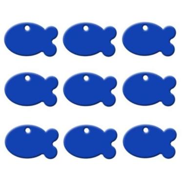 Imagem de Plaquinha de Identificação para pets e animais de estimação com gravaç