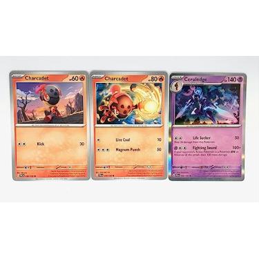 Imagem de Ceruledge 098/193 - Paldea Evolved - Pokemon Evolution Set - 3 Card Lot - Scarlet & Violet