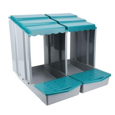 Imagem de Caixa de Nidificação de Frango, Caixas de Ninho de Postura de Ovos de Galinhas PP para Galinhas, Caixa de Nidificação de Galinhas Com Compartimento, Acessórios de Galinheiro,