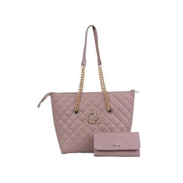 Imagem de Bolsa Sacola Feminina Cherry Envio Imediato - Cherry Bolsas, Bege, Úni
