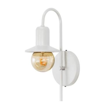 Imagem de Arandela LuminaLux ALX0049 Lustre Retro Branco Colonial, Branco