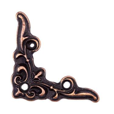 Imagem de Cantoneira Pequena 4 Peças Decoração Acabamento Caixas Bandejas Espelh