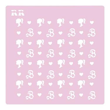 Imagem de Stencil Boneca Barbie - Ref. 4075 - 1 unidade - RR Cortadores - Rizzo