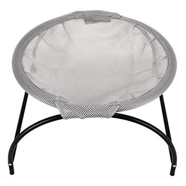 Imagem de Cama de gato Vomeko, cama suspensa para animais de estimação, rede respirável para gatos, rede macia e respirável para gatos, cama removível para animais de estimação, fácil (Cinza)