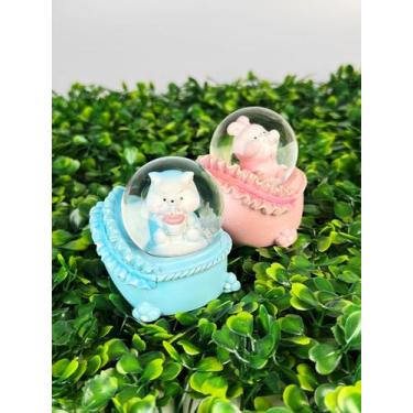 Imagem de Mini Globo De Neve com LED Animais Fofos Luatek RR-02 - Daiso