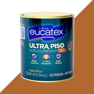 Imagem de Tinta para Pintar Piso e Calçada - Todas Cores 900ml - Ultra Piso Euca