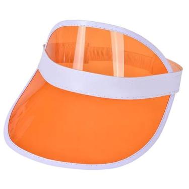 Imagem de Kit 2 Viseira Transparente Anitta Verão Piscina Sol Praia Proteção Cor
