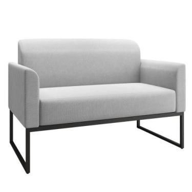 Imagem de Namoradeira Marisa Linho D'rossi A05 Cinza Claro - DROSSI