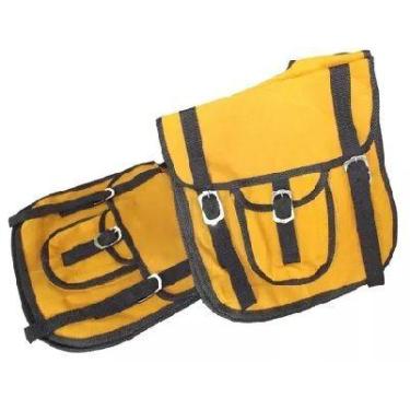 Imagem de Mantenha seus pertences seguros com Alforge Pessuelo lona - SELARIA SE