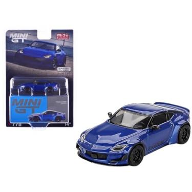 Imagem de Diecast Collectibles Model Car Compatible with Mini GT Nissan Z Pandem Seiran Blue 1:64 Scale Model MGT00778