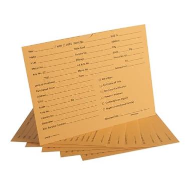 Imagem de Envelopes de ofertas de veículos 100 ct | Casacos para concessionárias de carros. 23 x 30 cm