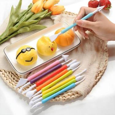 Imagem de Estecas Para Biscuit Kit Esteca 9 Peças Para Modelagem Confeitaria Pas